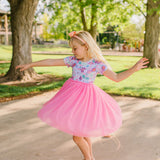 Tutu Dress in Serenity Floral