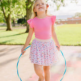 Tulle Skirt in Rainbow Butterfly