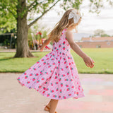 Tank Dress in Strawberry Dream