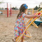 Classic Twirl Dress in Sunshine Tile