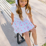 Ruffle Skort in Le Crustace