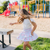 Ruffle Skort in Le Crustace