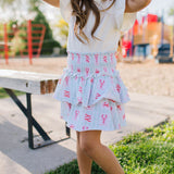 Ruffle Skort in Le Crustace