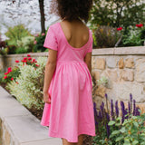 Day Dress in Bubblegum