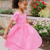 Day Dress in Bubblegum