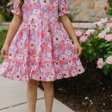 Aura Poplin Dress in Love is Blooming