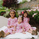 Aura Poplin Dress in Love is Blooming