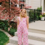 Ruffle Romper in Horse Shoe