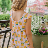 Macie Romper in Lemonade