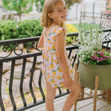 Macie Romper in Lemonade