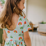 Classic Twirl Dress in Pure Luck