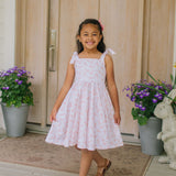 Valerie Dress in Ditsy Bunny