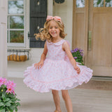 Lara Poplin Dress in Peach of my Heart