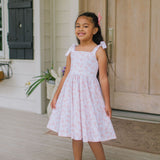 Valerie Dress in Ditsy Bunny