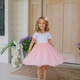 Tutu Dress in Ditsy Bunny