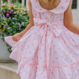 Lara Poplin Dress in Peach of my Heart