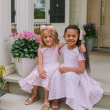 Lara Poplin Dress in Peach of my Heart