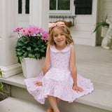 Lara Poplin Dress in Peach of my Heart