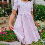 Puff Dress in Dreamy Unicorn