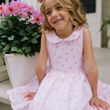 Lara Poplin Dress in Peach of my Heart