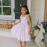 Valerie Dress in Ditsy Bunny