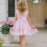 Lara Poplin Dress in Peach of my Heart