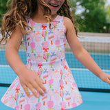 Caitlin Athletic Dress in Perfect Match
