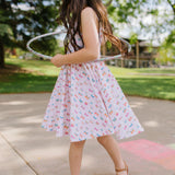 Camila Dress in Rainbow Butterfly