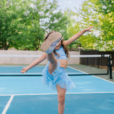Ashlyn Athletic Set in Sky Blue