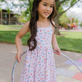 Camila Dress in Rainbow Butterfly