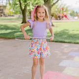 Ruffle Skort in Sunshine Tile