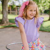 Ruffle Skort in Sunshine Tile