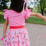 Tulle Skirt in Strawberry Dream
