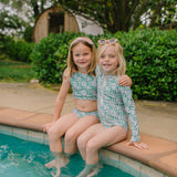 Monroe Swim in Wildflower Grid