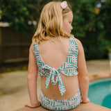 Monroe Swim in Wildflower Grid