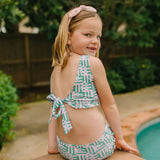 Monroe Swim in Wildflower Grid