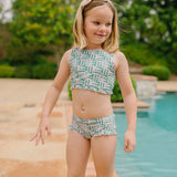 Monroe Swim in Wildflower Grid