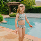 Monroe Swim in Wildflower Grid