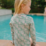Lyanna Swim in Wildflower Grid