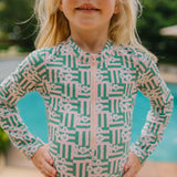 Lyanna Swim in Wildflower Grid