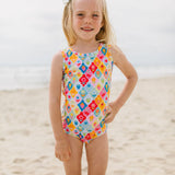 Lucy Swim in Sunshine Tiles