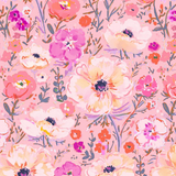 Aura Poplin Dress in Love is Blooming