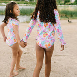 Mia Swim in Pink Flowers