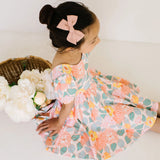 Puff Dress in Soft Floral