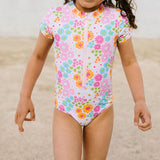Zoey Swim in Pink Flowers