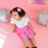Confetti Tulle Skirt in Pink