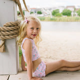 Ellie Swim in Pink Flags