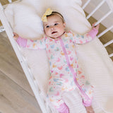 Zippy Bamboo Baby PJ in Candy Heart