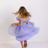 Olivia Dress in Confetti Grape