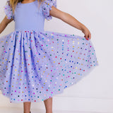 Olivia Dress in Confetti Grape